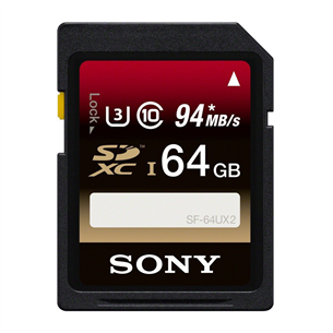 SDXC mälukaart (64 GB), Sony