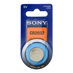 Литиевая батарейка 1 x CR2032, Sony
