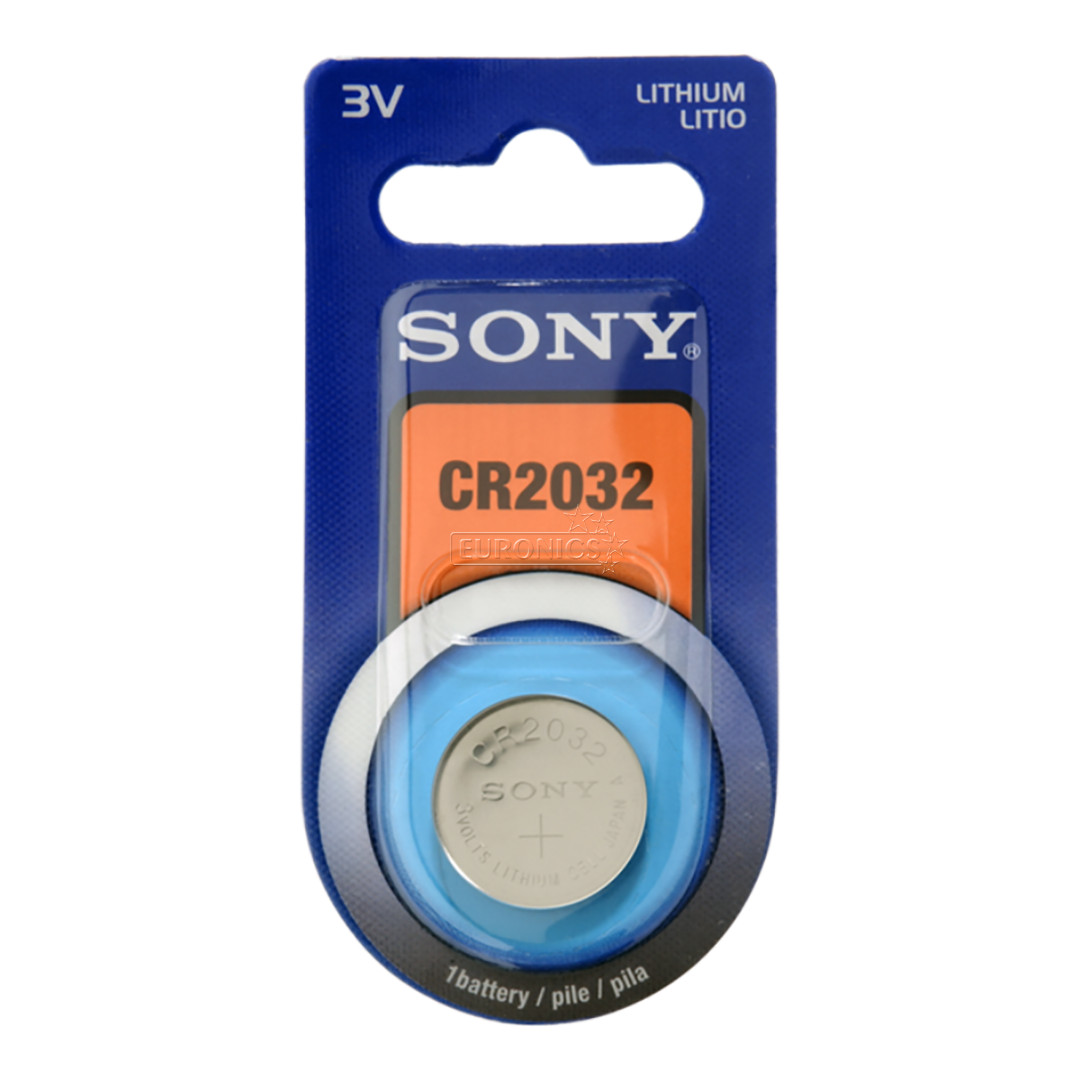 1 x CR2032 liitium patarei Sony