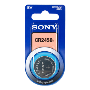 1 x CR2450 liitium patarei, Sony