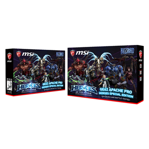 Ноутбук GE62 6QD Apache PRO Heroes of The Storm Edition, MSI