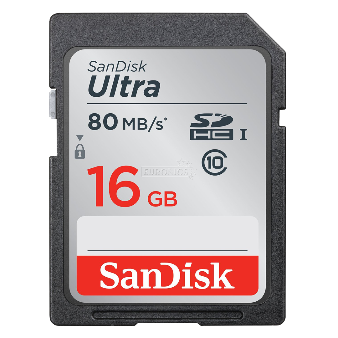 Карта памяти SDHC (16 ГБ), SanDisk
