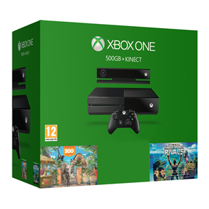 Игровая приставка Xbox One (500 ГБ) + 2 игры, Microsoft