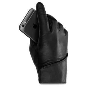 Leather touch gloves, Mujjo / size 9