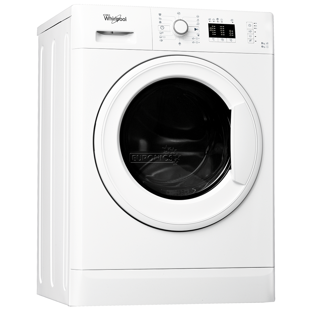 Washerdryer, Whirlpool (8kg / 6kg), WWDE8612