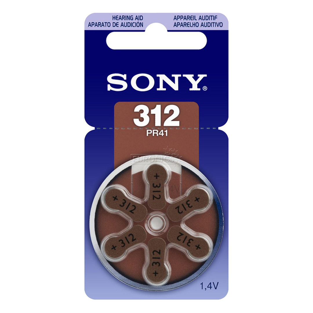 Kuuldeaparaadi patareid Sony (6 tk)