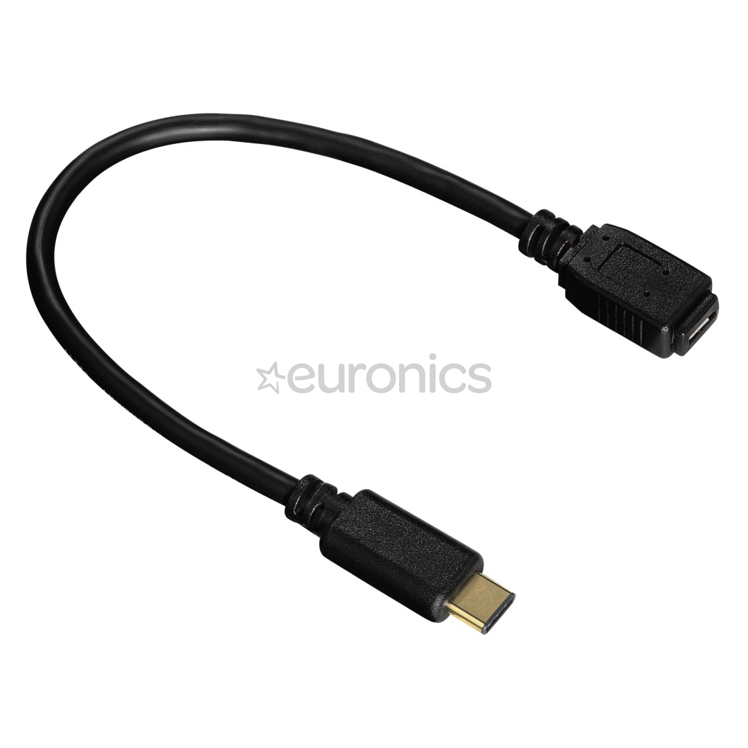 Adapter USB-C -- micro USB Hama