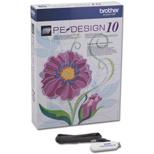 Tikkimistarkvara PE-Design uuendus ver.10 Brother PEDESIGNUPGRADE10