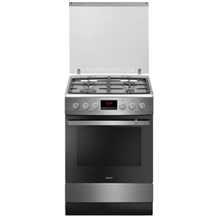 Hansa, 66 L, inox  - Freestanding Gas Cooker with Electric Oven FCMI69229