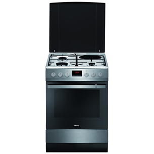 Hansa, 65 L, inox - Freestanding Combined Cooker with Electric Oven FCMX68209