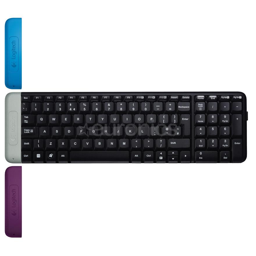 Logitech K230, US, must - Juhtmevaba klaviatuur