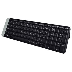 Logitech K230, US, must - Juhtmevaba klaviatuur