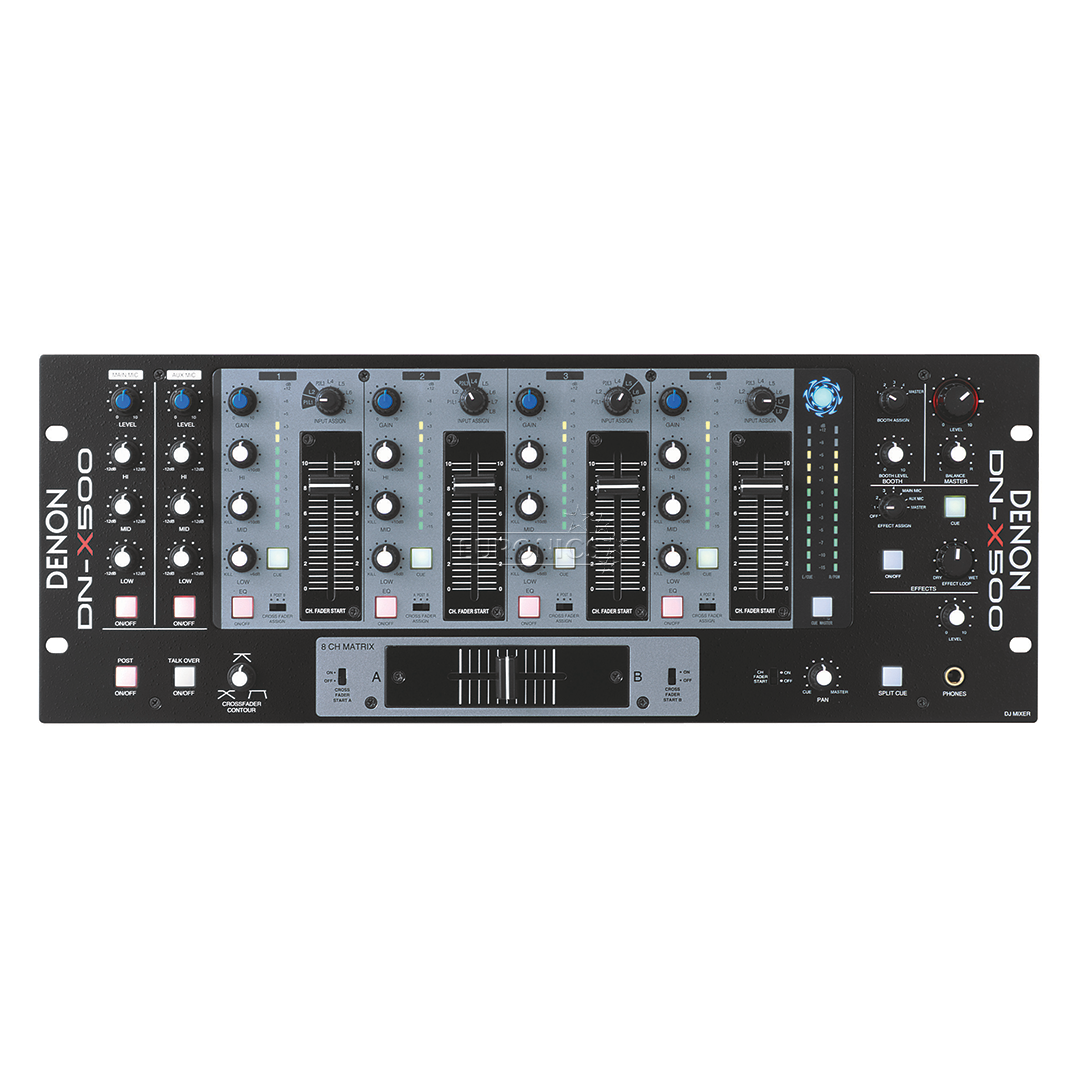 DJ mikserpult Denon DNX500 (19" integreeritav)