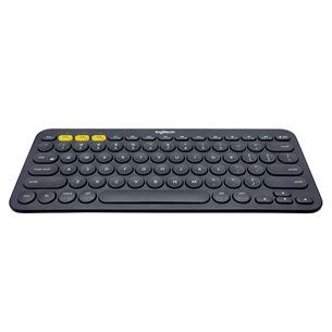 Logitech K380, RUS, must - Juhtmevaba klaviatuur