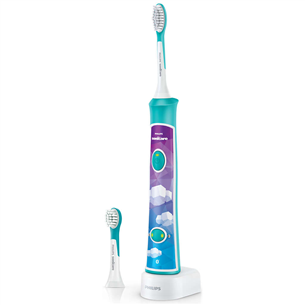 Philips Sonicare For Kids Bluetooth, голубой/белый - Электрическая детская зубная щетка