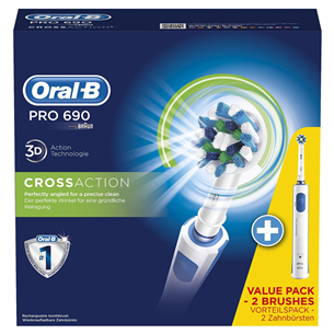 Электрическая зубная щётка Oral-B PRO690 Duo, Braun
