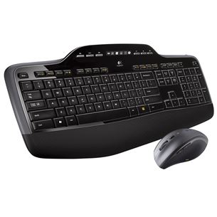 Logitech MK710, US, must - Juhtmevaba klaviatuur + hiir