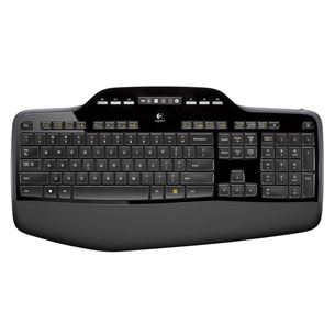 Logitech MK710, US, must - Juhtmevaba klaviatuur + hiir