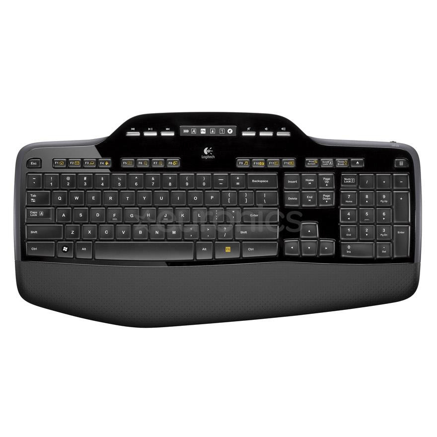 Logitech MK710, US, must - Juhtmevaba klaviatuur + hiir