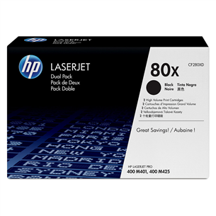 Toner HP 80X dual pack (black)