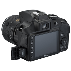 Peegelkaamera D3300 + objektiiv AF-P DX NIKKOR 18-55mm F/3.5-5.6G VR, Nikon