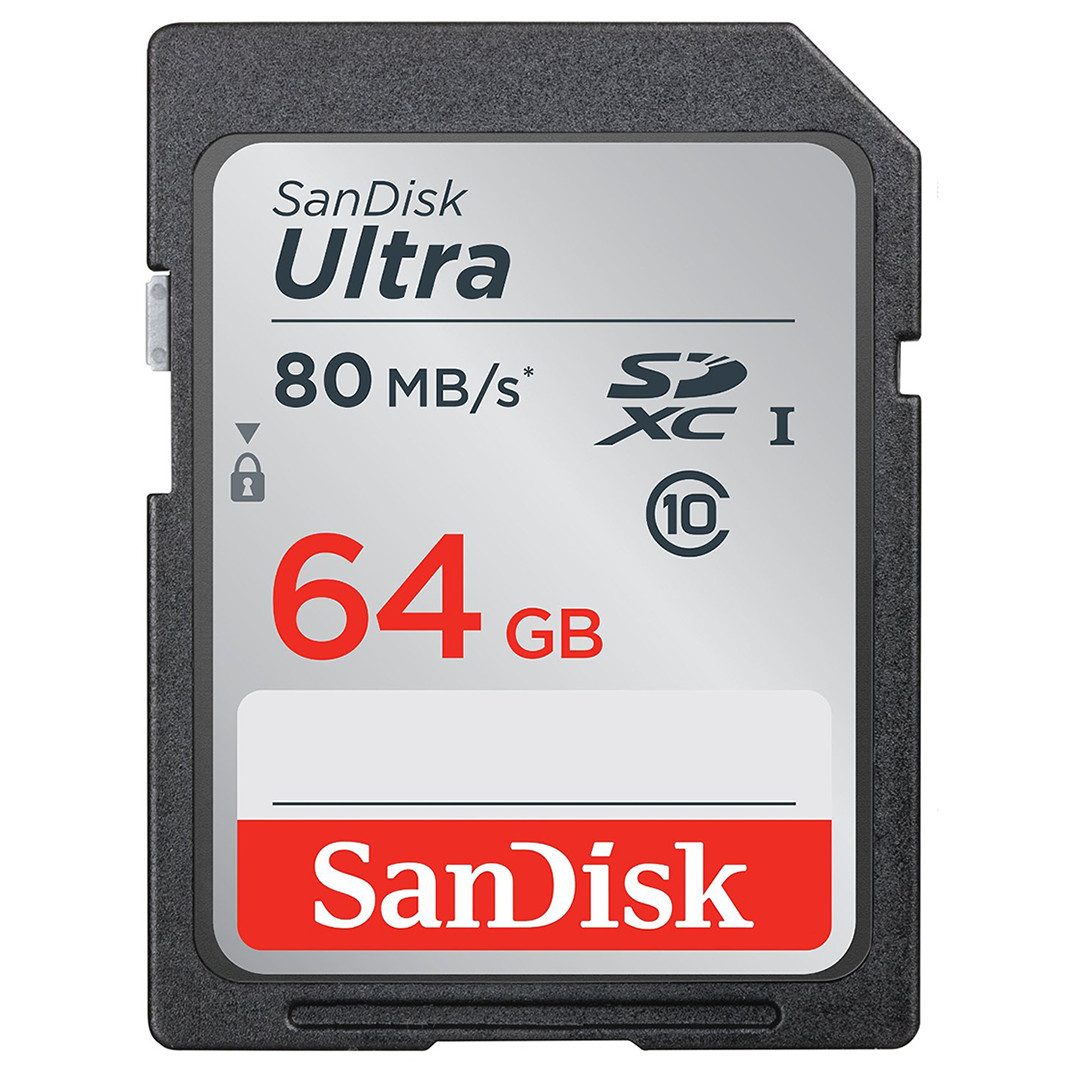 SDXC mälukaart SanDisk (64 GB)