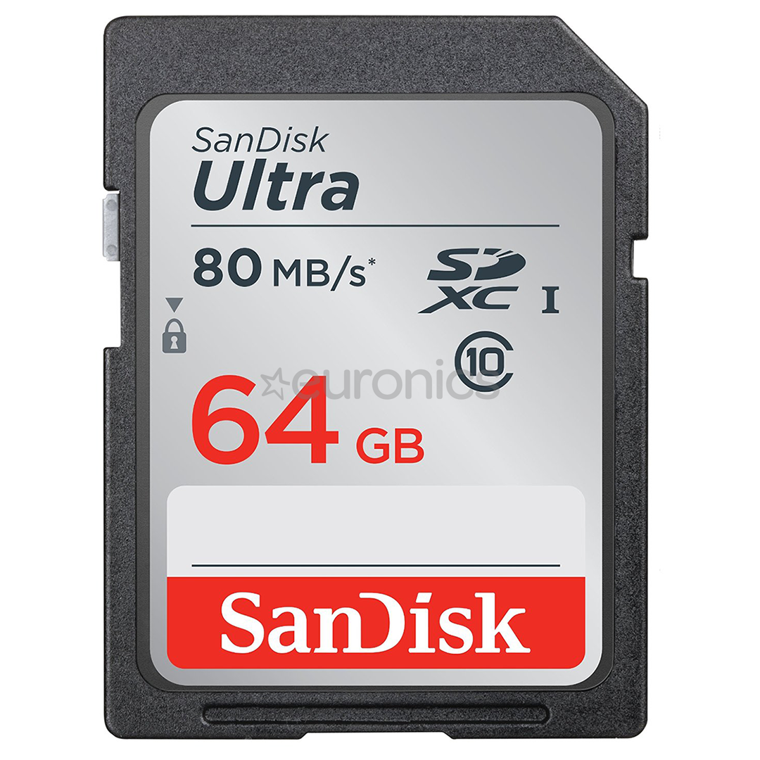 SDXC mälukaart SanDisk (64 GB)