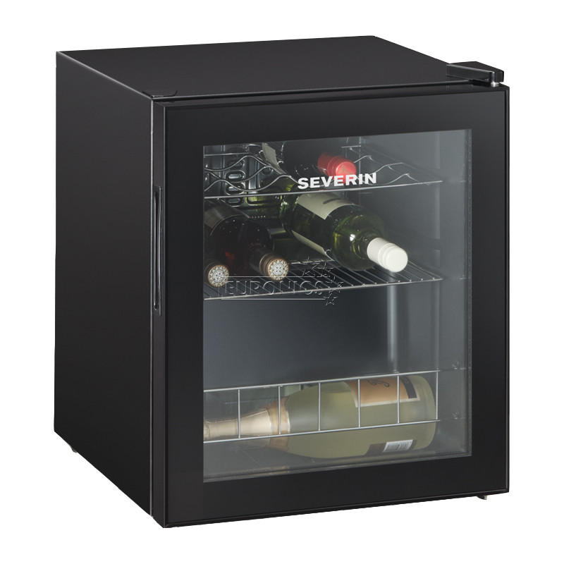 Severin, 15 бутылок, высота 52 см, черный - Винный шкаф