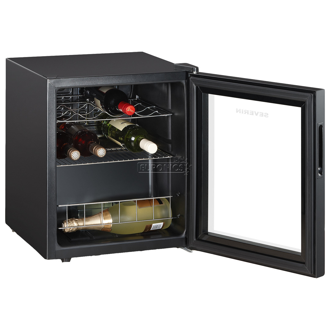 Severin, 15 бутылок, высота 52 см, черный - Винный шкаф