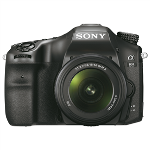 DSLR camera Sony α68 + DT 18–55mm F3.5–5.6 SAM II lens