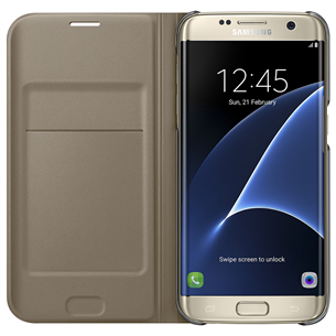 Galaxy S7 edge Flip Wallet kaaned, Samsung