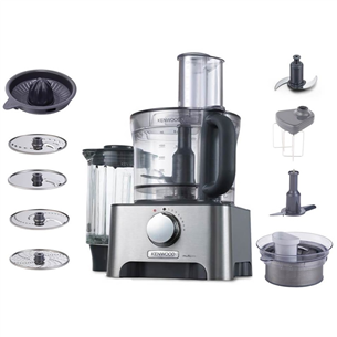 Kenwood, 3 L/1.5 L, 1000 W, inox - Food processor