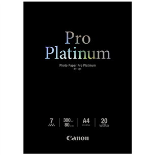 Fotopaber PT-101 Pro Platinum (A4), Canon 20 lehte