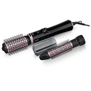 Philips Volumebrush, 1000 W, black/pink - Rotating airstyler