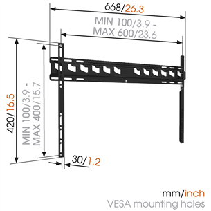 Teleri seinakinnitus Vogel's MA4000 (40-80")