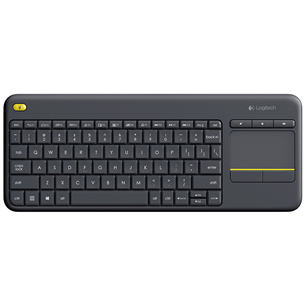 Logitech K400 Plus, SWE, hall - Juhtmevaba klaviatuur hiire võimalusega 920-007141