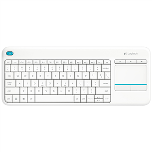 Logitech K400 Plus, SWE, белый - Беспроводная клавиатура