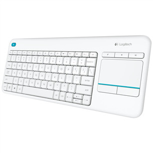 Logitech K400 Plus, SWE, white - Wireless Keyboard