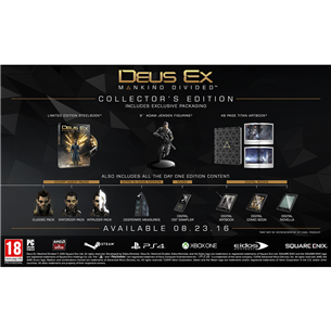 PS4 game Deus Ex: Mankind Divided Collector's Edition