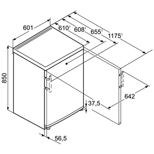 Cooler Liebherr (85 cm)