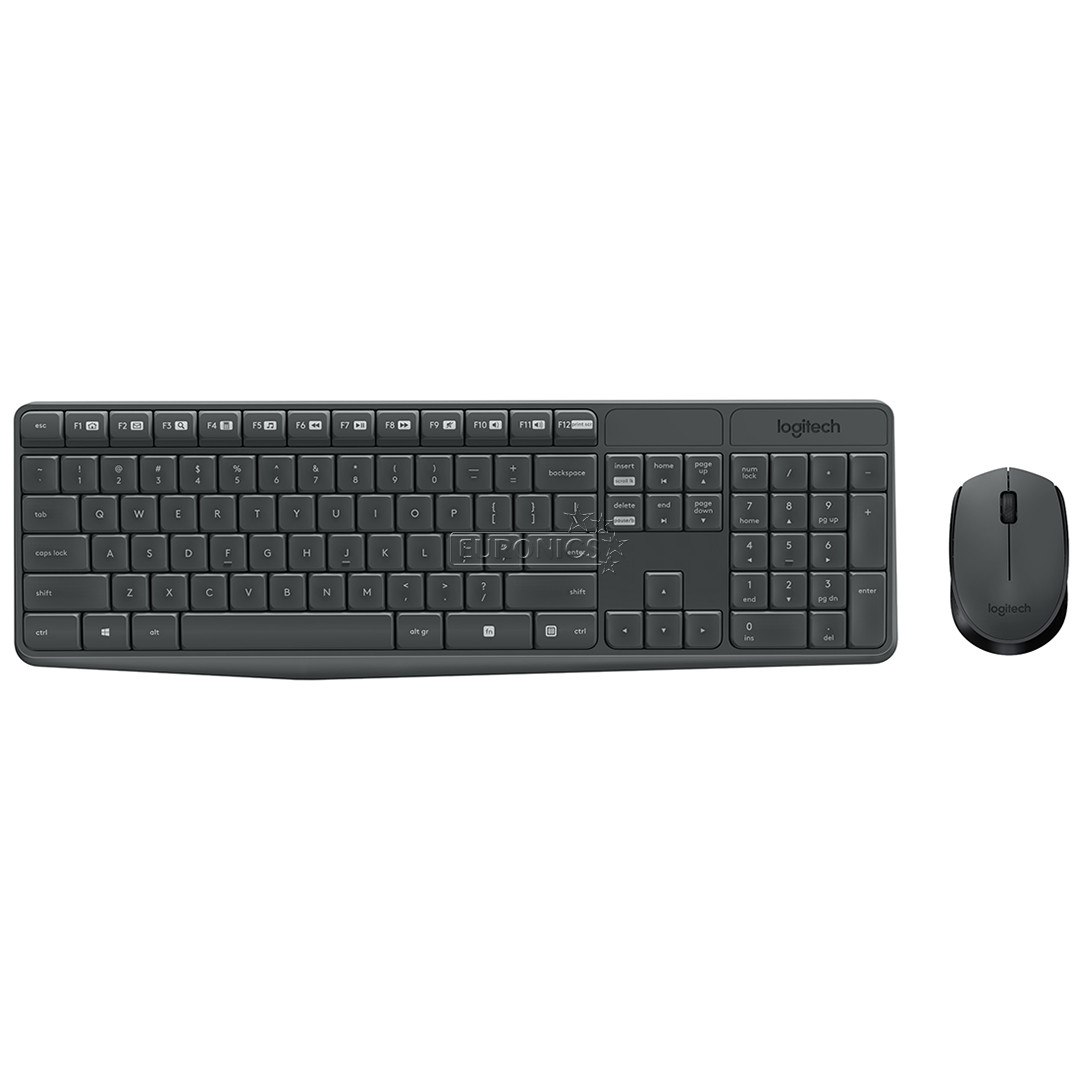 Logitech MK235, US, black - Wireless Desktop