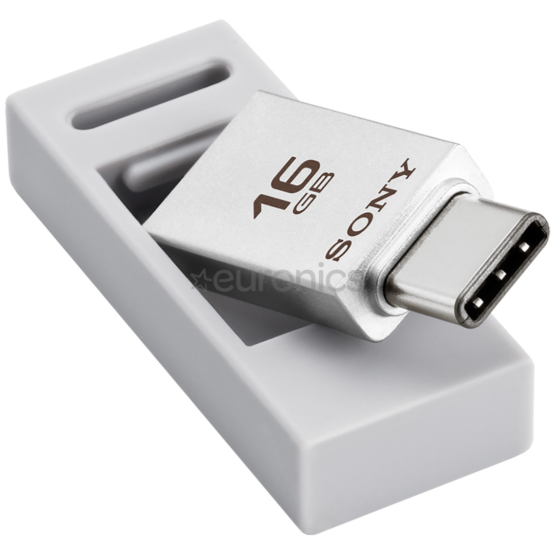 Флеш-накопитель USB-C / USB-A Sony (16 ГБ)