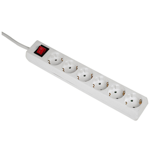 Hama, 5 m, 6 sockets, white - Power strip 00108833