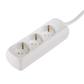 Hama, 5 m, 3 sockets, white - Power strip