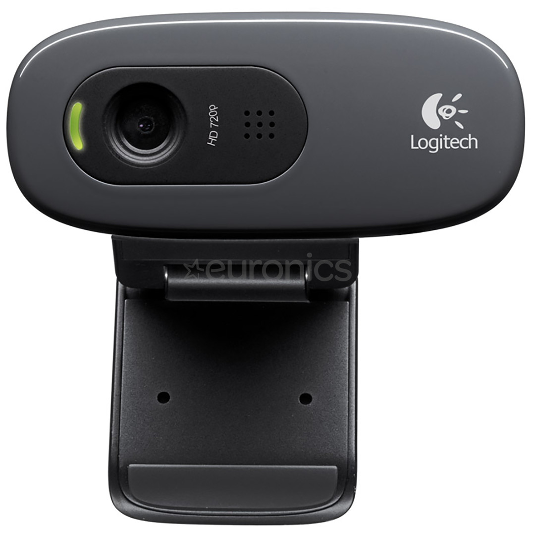 Logitech C270, HD, must - Veebikaamera