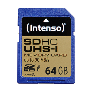 SDHC mälukaart Intenso (64 GB)