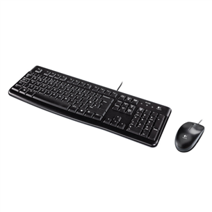 Logitech MK120, US, black - Desktop