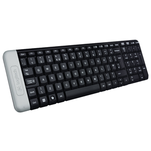 Logitech K230, US, must - Juhtmevaba klaviatuur