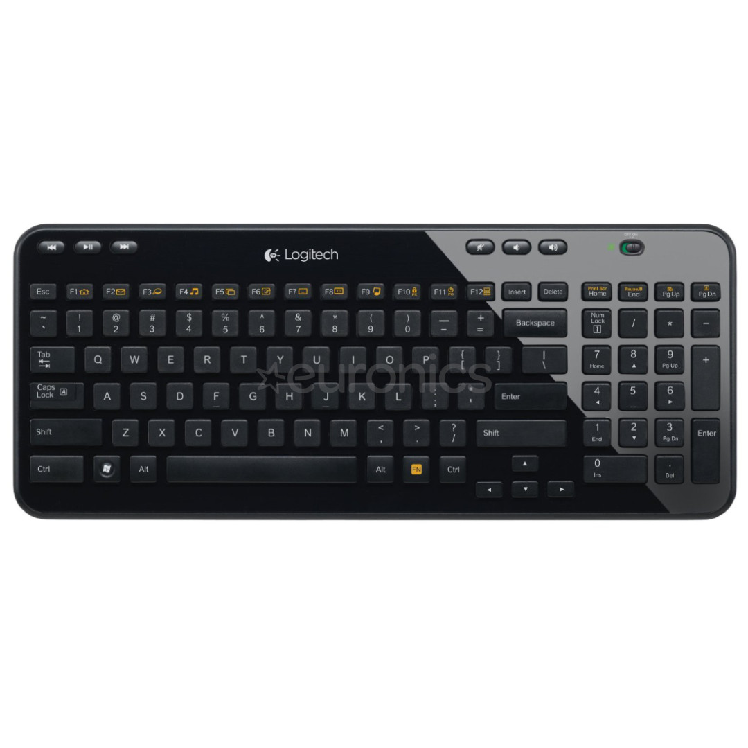 Logitech K360, US, черный - Беспроводная клавиатура