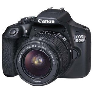 Зеркальная фотокамера EOS 1300D + объектив EF-S 18-55мм f/3.5-5.6 IS II, Canon